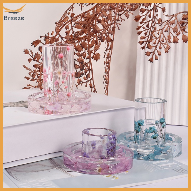 Khuôn Silicone 3 Kích Cỡ Làm Đế Nến Diy