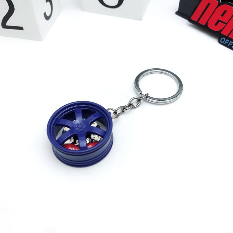 Mâm Bánh Xe Te37 Bằng Kim Loại Có Móc Khóa Trang Trí Xe Hơi