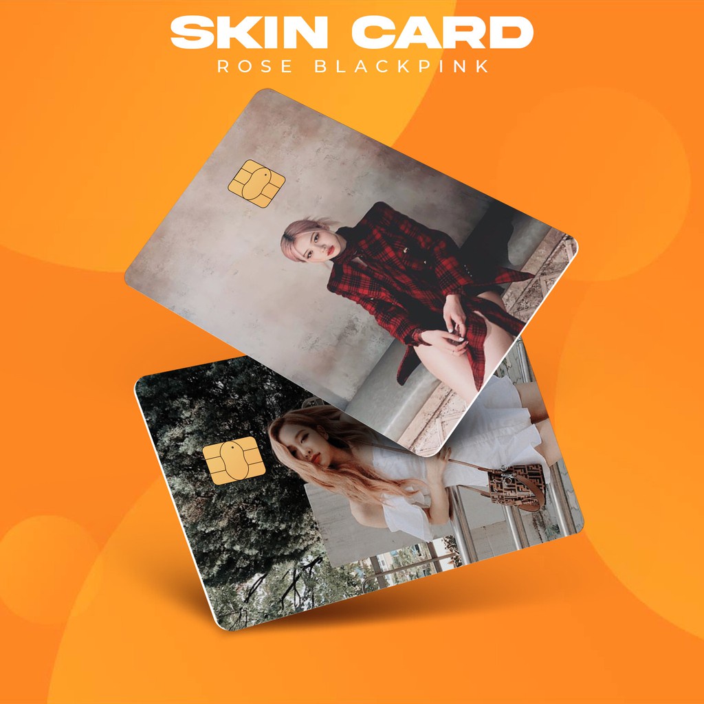 Miếng Dán Thẻ Card ROSE BLACK PINK | SKIN ATM, Thẻ Chung Cư Trang Trí - Chất Liệu Decal Vinyl Chống Nước