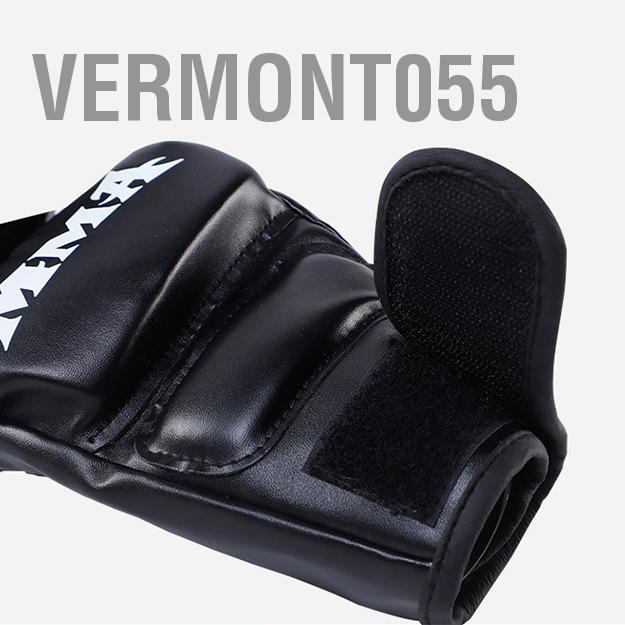 1 Đôi Găng Tay Hở Ngón Tập Boxing Dày Dặn Màu Đen