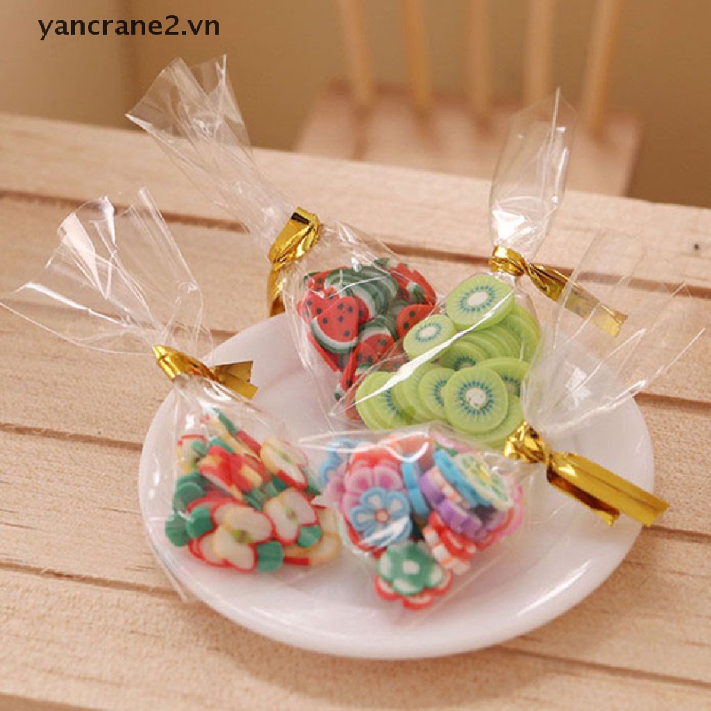 1 Túi Đựng Kẹo / Trái Cây Mini 1: 12 Ob11 Trang Trí Nhà Búp Bê