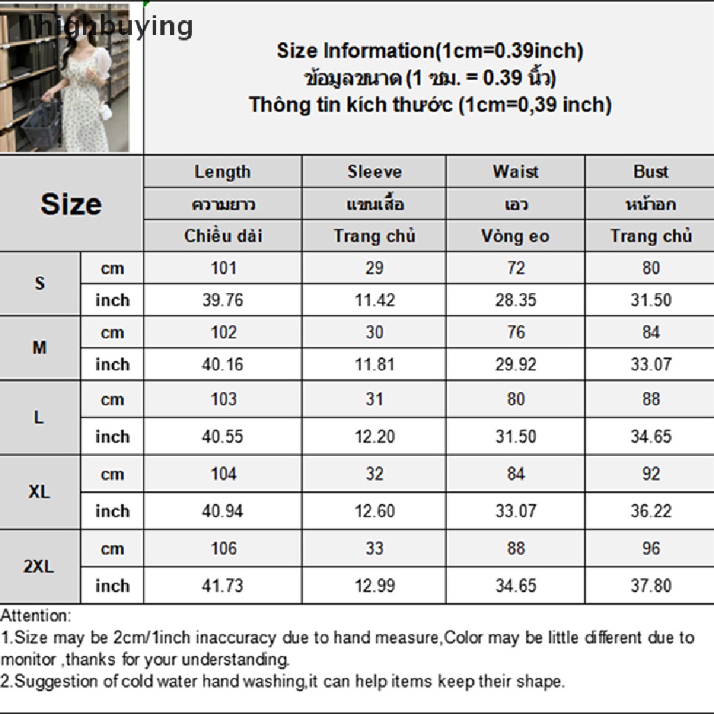 Đầm Midi Chữ A Tay Phồng Ngắn In Họa Tiết Hoa Thời Trang Mùa Hè 2023 Cho Nữ