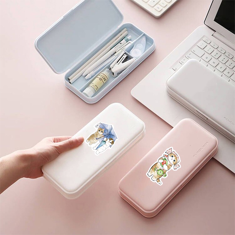 ❉ Set 03 Miếng Dán Hình Mèo Hóa Trang Series 03 ❉ Bộ 50 Miếng Dán Chống Thấm Nước Họa Tiết Hình Con Mèo Đáng Yêu Hợp Thời Trang