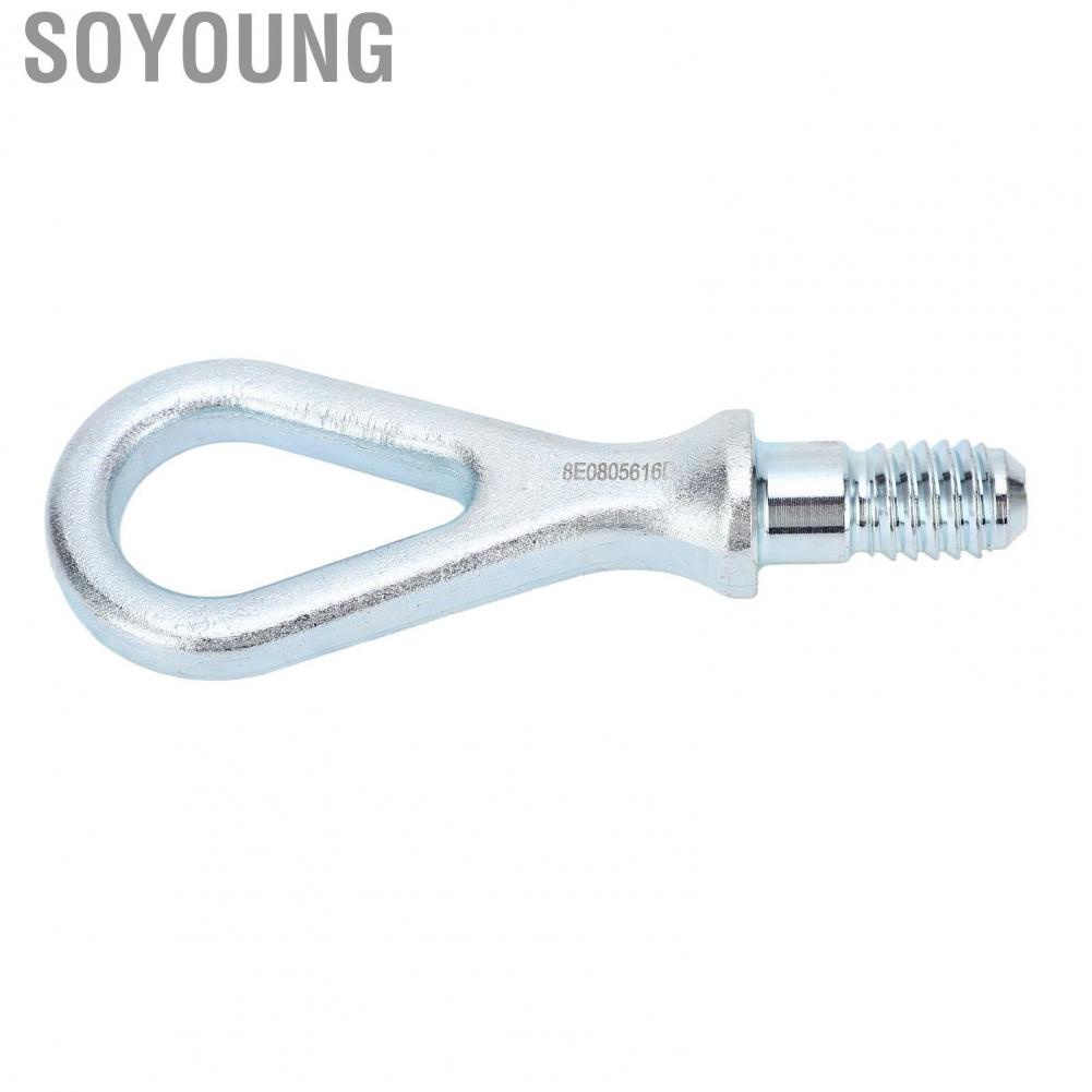 Soyoung 8E0805616B  Trailer Tow Hook Ring OEM Standard Wear Resistant Front Bumper Protection for Car