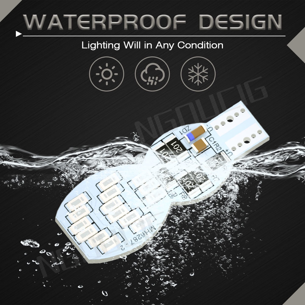 Bóng Đèn LED T10 W5W WY5W 3014 501 194 Chuyên Dụng Dành Cho Xe Mô Tô