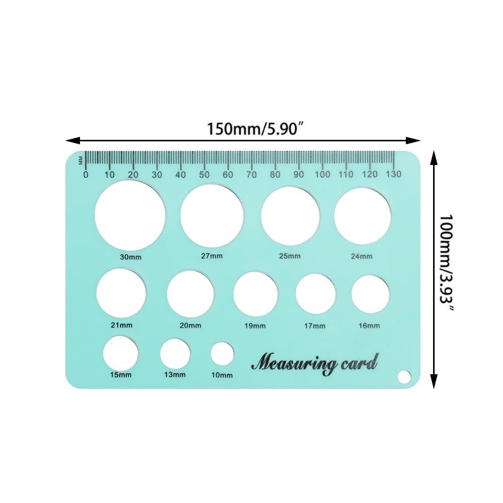 Thước Đo Núm Vú Bằng Silicon Mềm Nhỏ Gọn LAYOR1