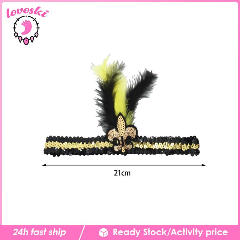 Băng Đô Đính Kim Sa Lấp Lánh Co Giãn Dành Cho Đội Thể Thao Mardi Gras