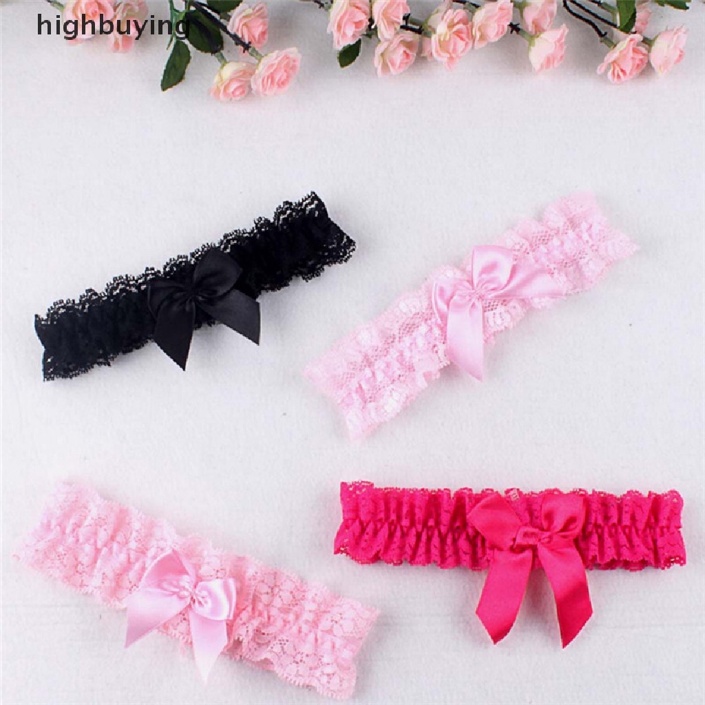 Hbvn Belle Ruy Băng Ren Trắng / Đen Thắt Nơ Có Thể Điều Chỉnh Làm Quà Tặng Đám Cưới