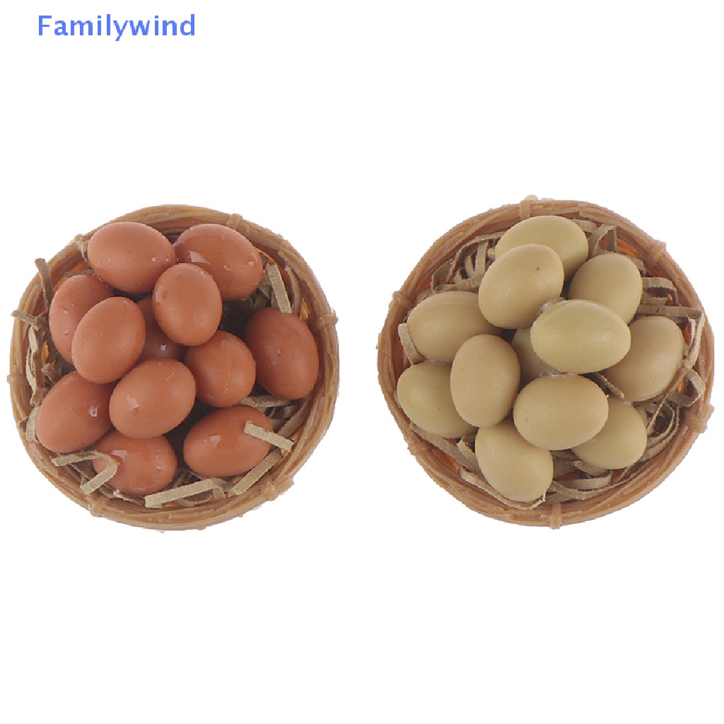 Rổ Đựng Trứng Trang Trí Nhà Búp Bê Tỉ Lệ 1: 12
