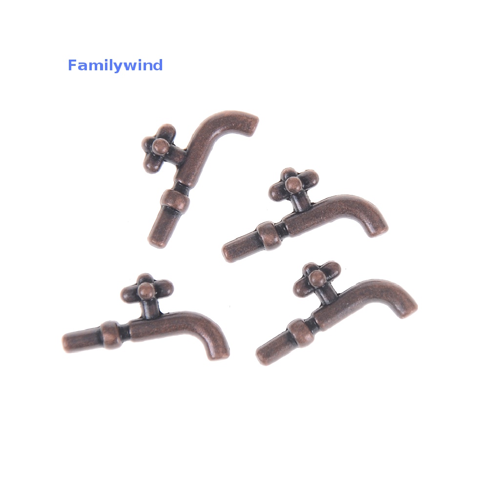 Set 2 Vòi Nước Kim Loại 1: 12 Trang Trí Nhà Búp Bê