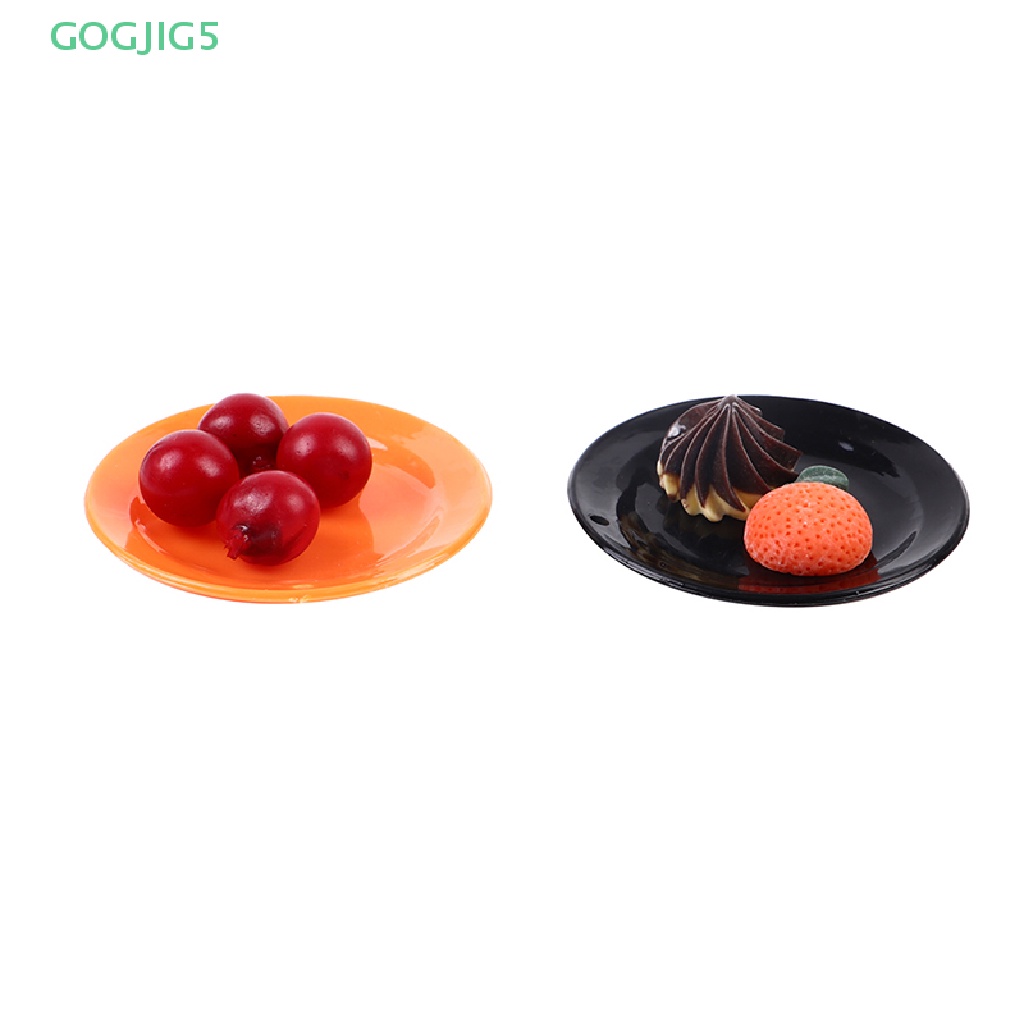 Set 5 Đĩa Ăn Tối Đồ Chơi Búp Bê Trang Trí Nhà Búp Bê