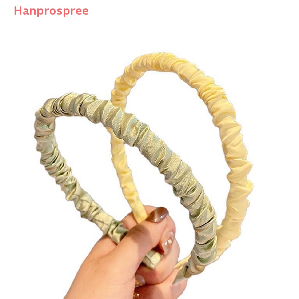 Băng Đô Xếp Ly Mềm Mại Cá Nhân Thời Trang Hanprospree &gt; Băng Đô Cho Nữ