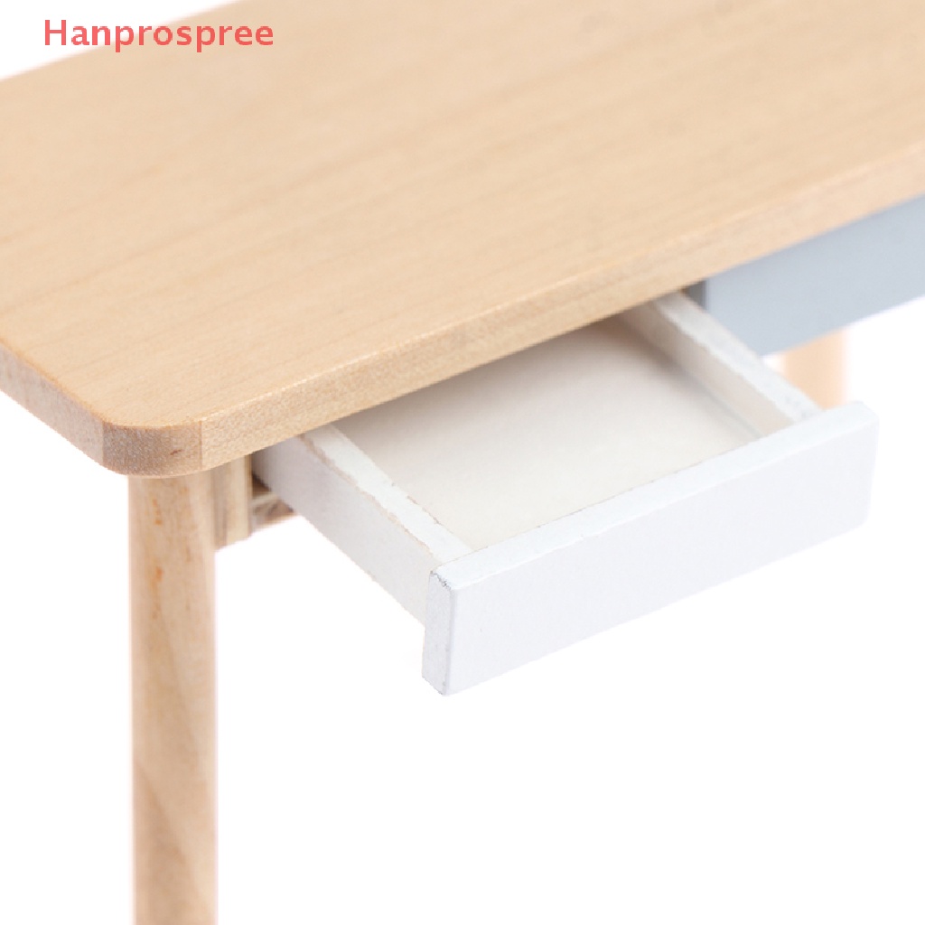 Mô Hình Bàn Máy Tính Phong Cách Bắc Âu Tỷ Lệ 1 / 12 Trang Trí Nhà Búp Bê