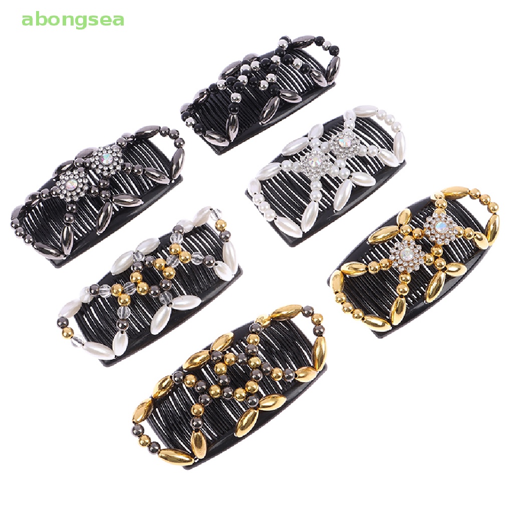 Kẹp Tóc Đính Đá Lấp Lánh Thời Trang Cho Nữ DIY