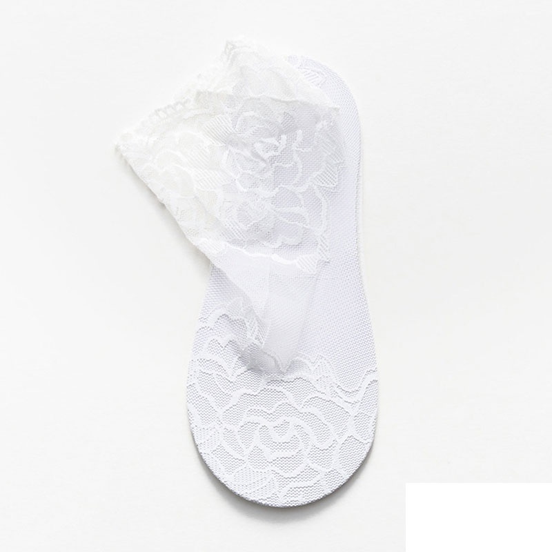 197.Vớ Thuyền Bằng Silicone Chống Trượt Thời Trang Cho Nữ