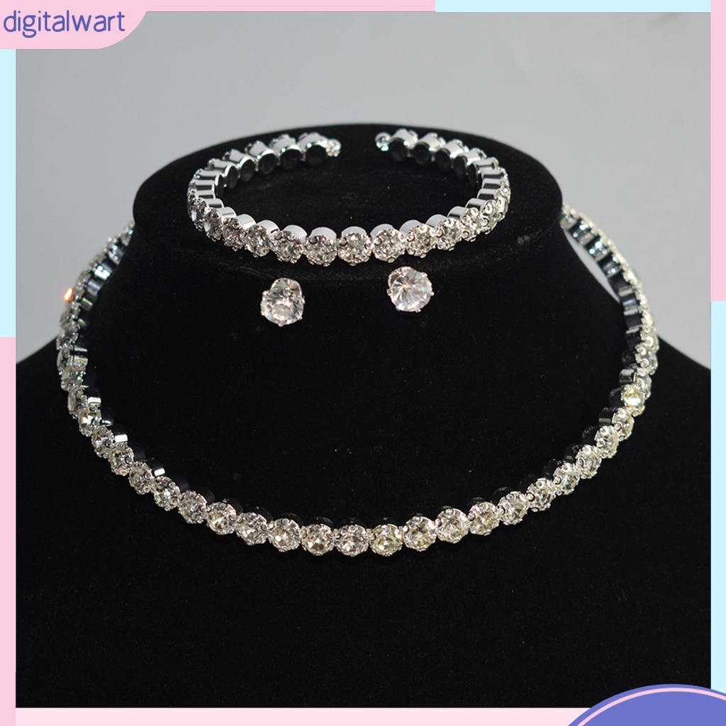 Bộ Trang Sức 4 Món Mạ Điện Sáng Bóng Sang Trọng Dành Cho Nữ