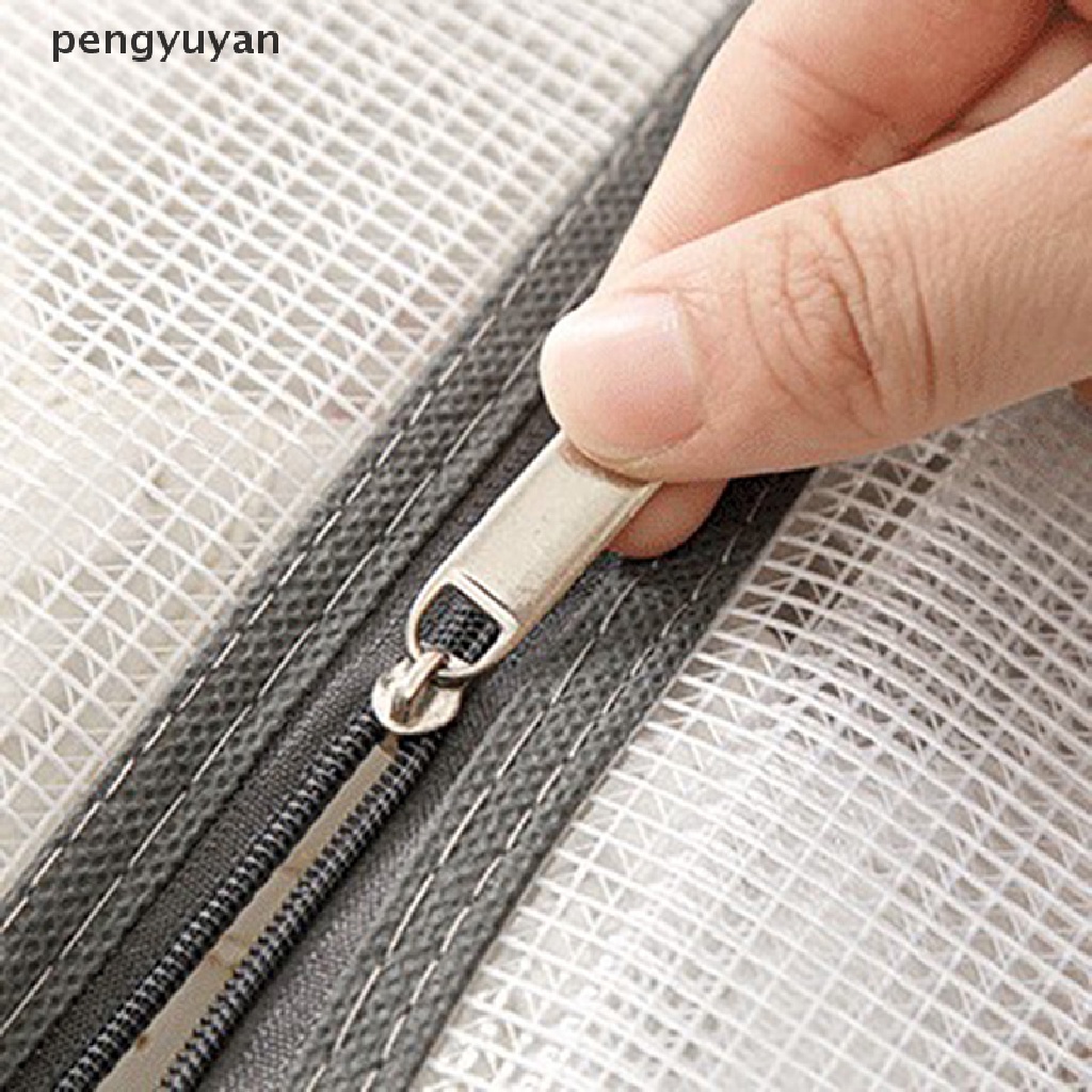 [pengyuyan] Túi Đựng Giày Bốt Trong Suốt Chống Nước Chống Bụi Có Khóa Kéo Nhỏ Gọn [Mới]