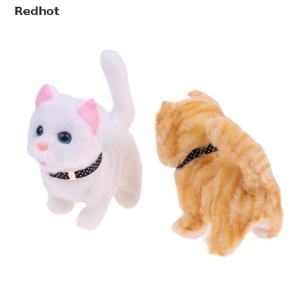 &lt; Redhot &gt; Đồ Chơi Mèo Nhồi Bông Điện Tử Mềm Mại Dễ Thương Cho Mèo Cưng