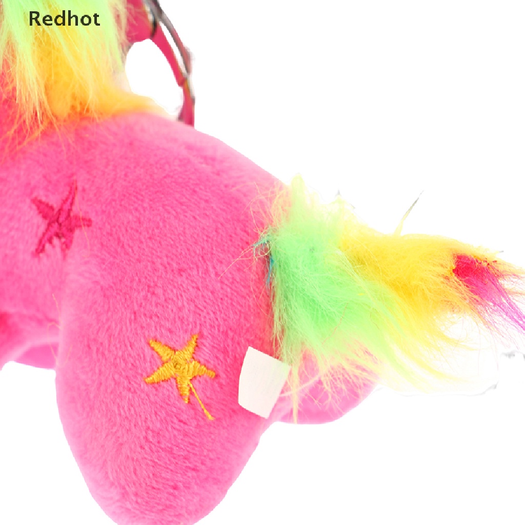 &lt; Redhot &gt; Móc Khóa Kỳ Lân Nhồi Bông Mềm Mại Mini Thông Dụng Cho Bé Gái