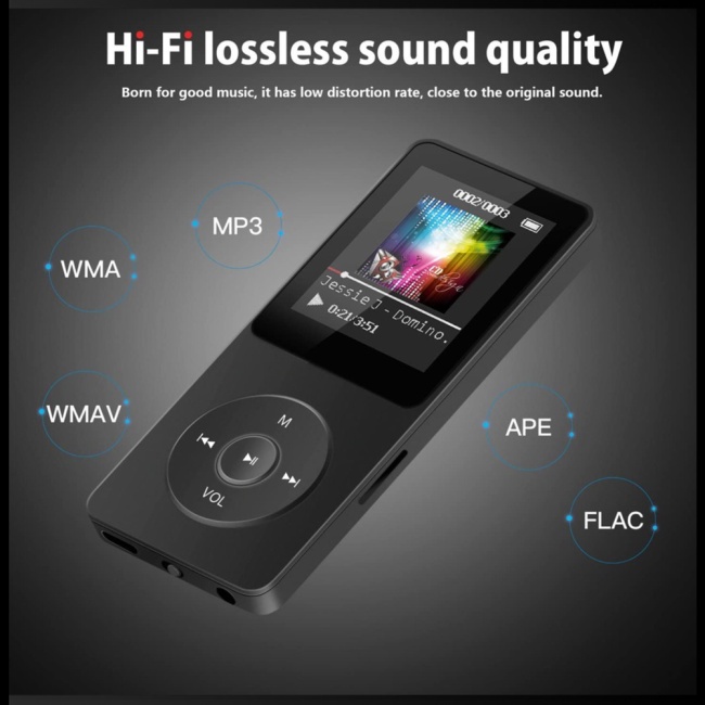 Máy Nghe Nhạc Mp3 Mp4 Fm Radio Ngoài Siêu Mỏng Cho Học Sinh
