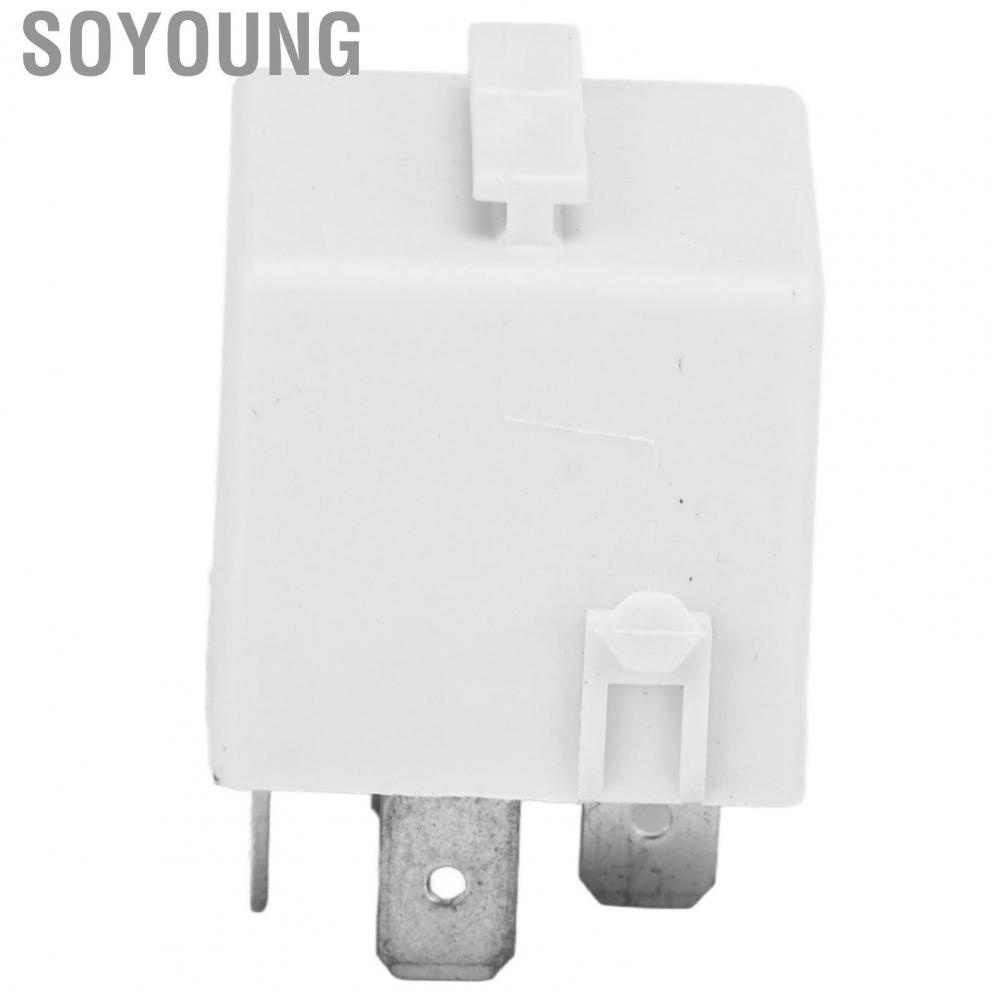 Soyoung Fuel Injection Relay  5 Pin 12V ABS Metal Multifunction Durable Stable Performance for E30 E32 E34 E36 E38 318i 325e 740iL 740i