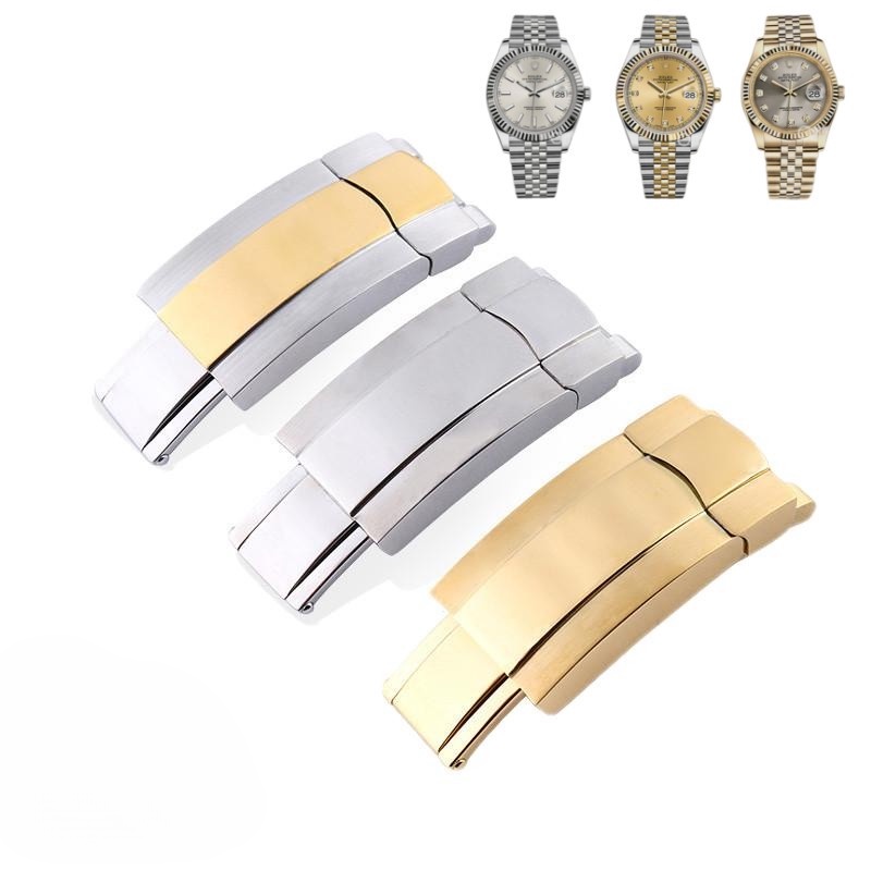 Khóa Cài Bằng Thép Không Gỉ 16mm Màu Bạc / Xanh Lá Cây