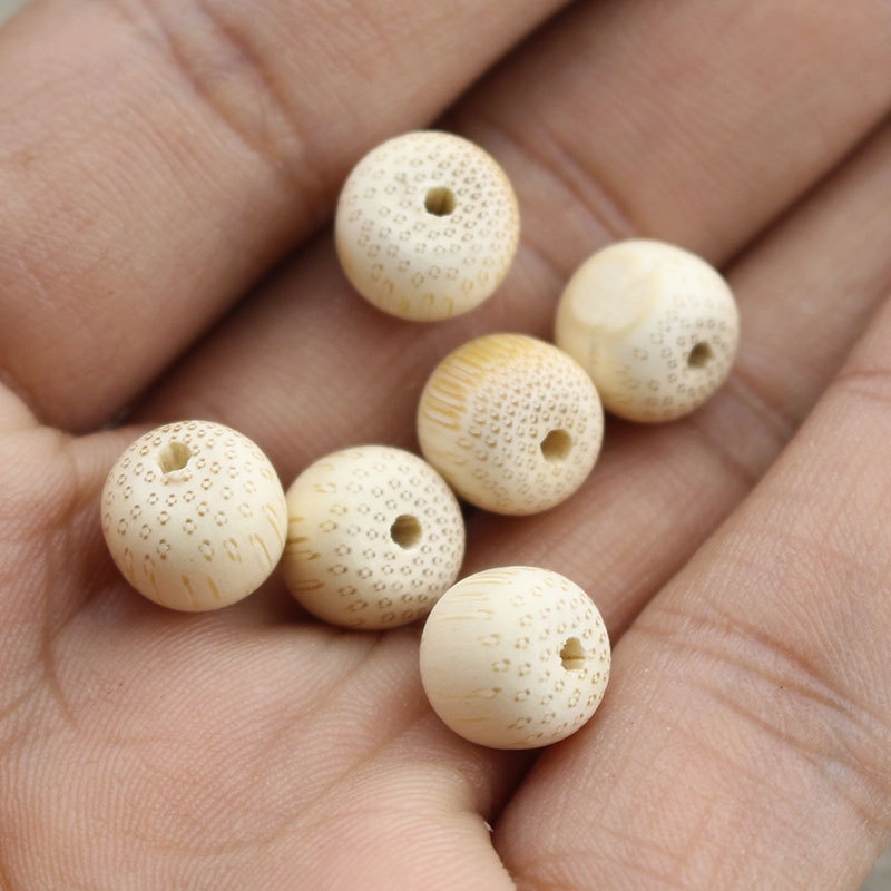 Chuỗi Hạt Gỗ Tre 8 * 9MM 108 Hạt Dùng Làm Trang Sức Thủ Công