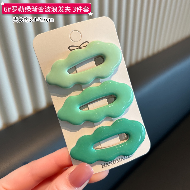 Bộ 3 Kẹp Tóc Hình Đám Mây Màu Sắc Ngọt Ngào Thời Trang Cho Bé Gái