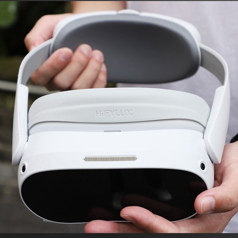 Vỏ Silicone Chống Sốc Bảo Vệ Cho Kính Thực Tế Ảo VR 4 Màu Xám