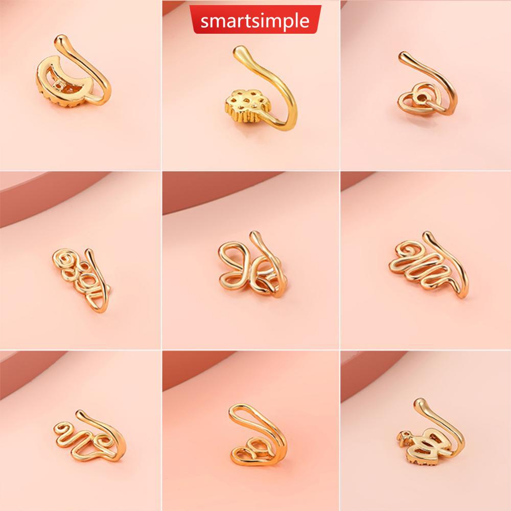 Nhẫn Mũi Chữ U Không Đục Lỗ Thông Minh DGA1