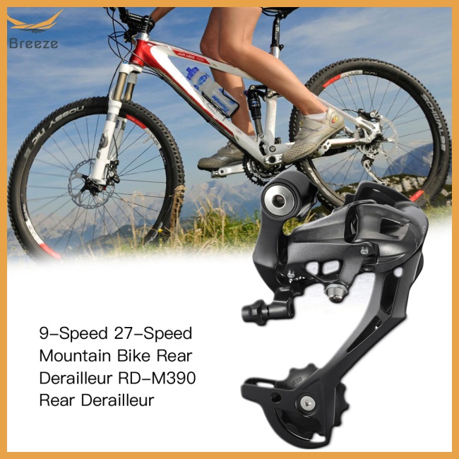 Bộ Đề Sau Xe Đạp Leo Núi Tốc Độ Rd-m390 Bằng Hợp Kim Nhôm 9 / 27