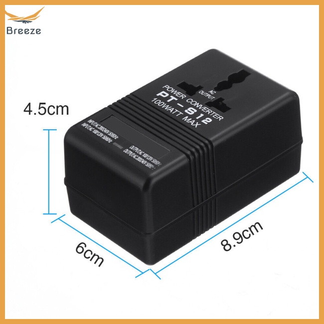 Bộ Chuyển Đổi Điện Áp 100w 110 / 120v Sang 220 / 240v