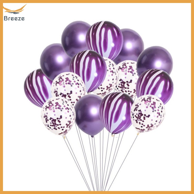 Set 15 Bong Bóng 12 Inch Trang Trí Tiệc Sinh Nhật