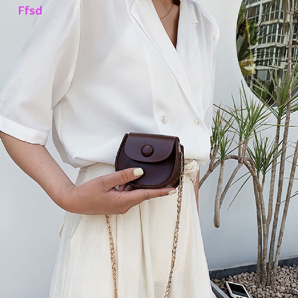 {Ffsd} Thời Trang Trẻ Em Gái Túi Đeo Vai Da PU Mini Đựng Tiền Xu * Bán Chạy
