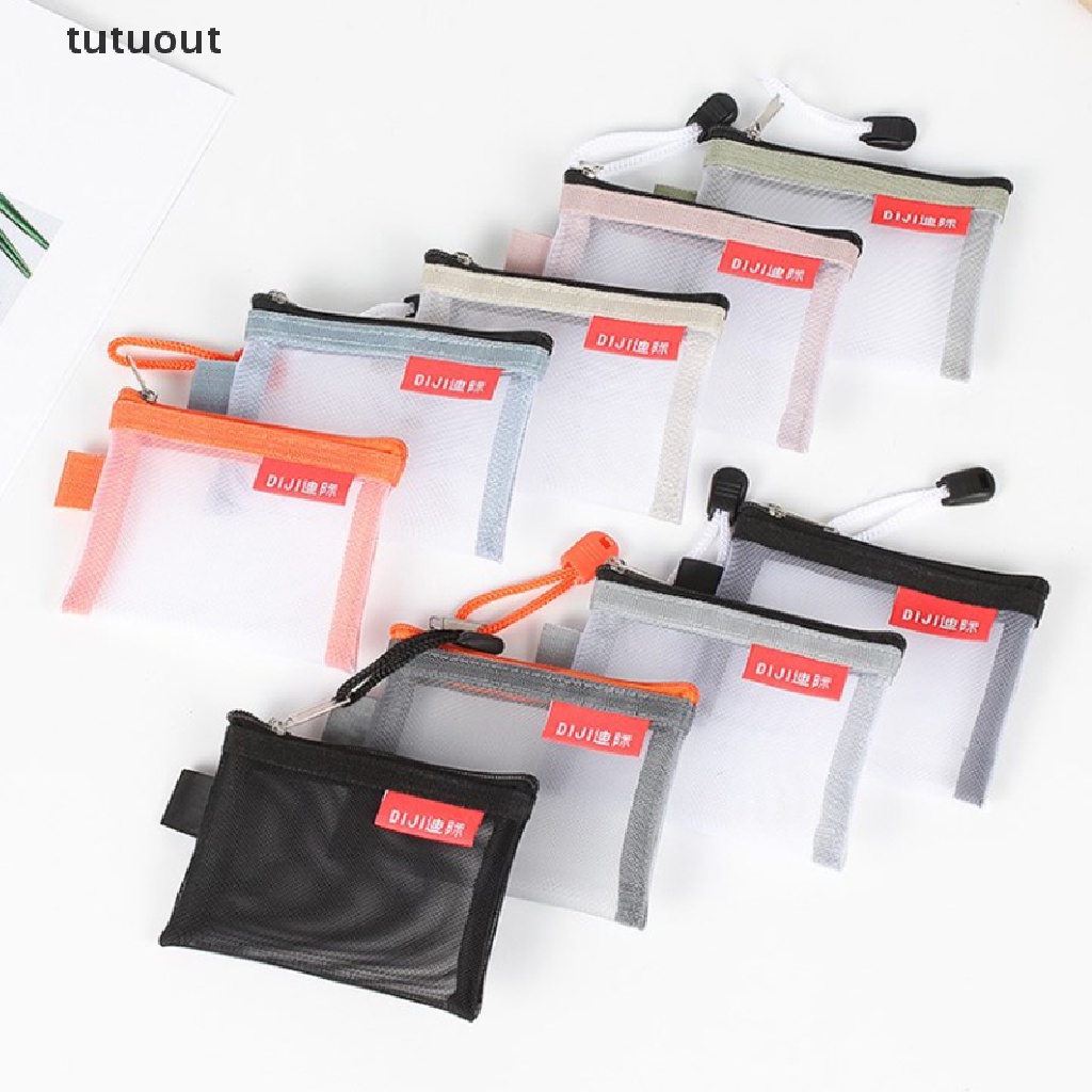 Túi Lưới Mini Đựng Tiền Xu / Tai Nghe / Thẻ Tín Dụng Tiện Lợi