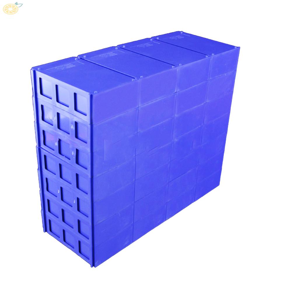 【VARSTR】Storage Box 140*85*40mm Blue/Transparent Wall Mounted Durable Organizers