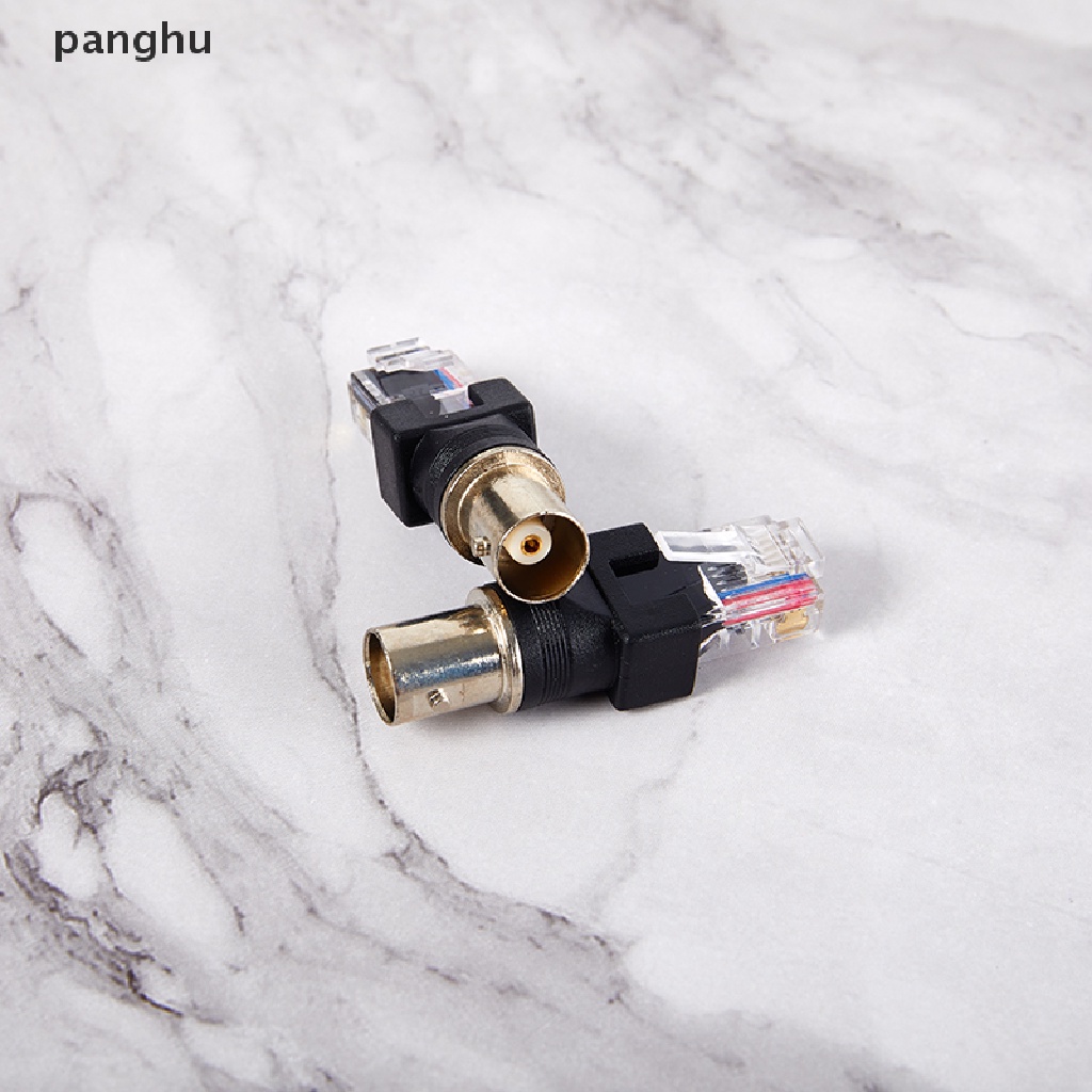 1 Đầu Nối BNC Female Sang RJ45 Male Plug RF Màu Đen