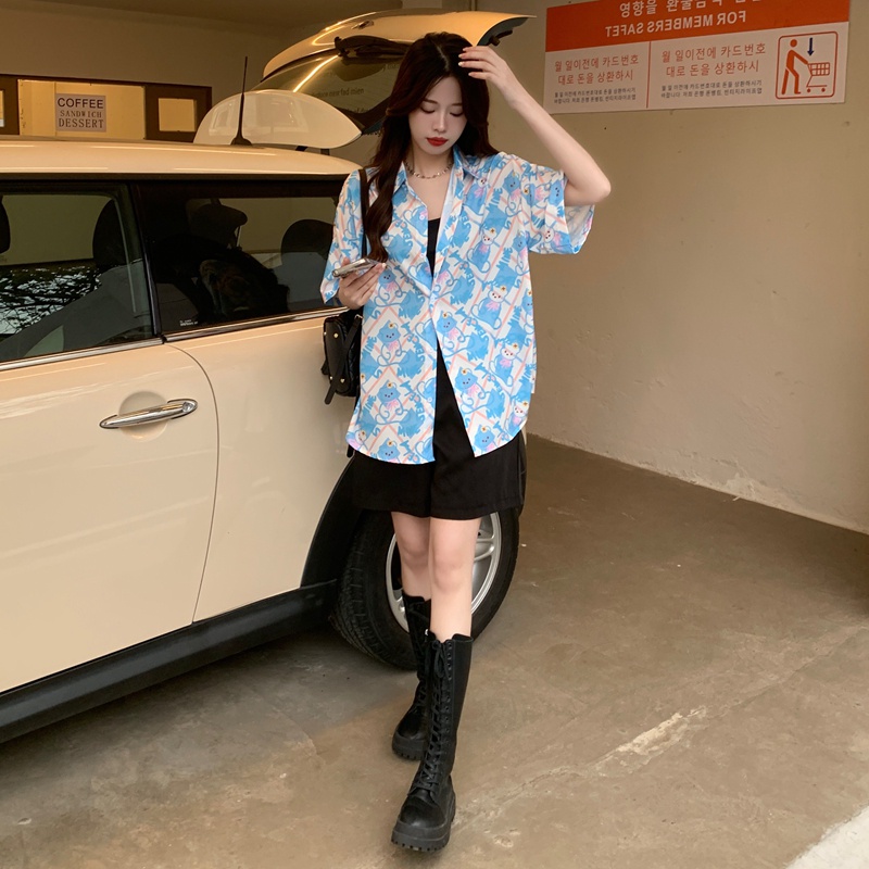 Nzn Áo Sơ Mi Ngắn Tay Mùa Hè Mới Cho Nữ