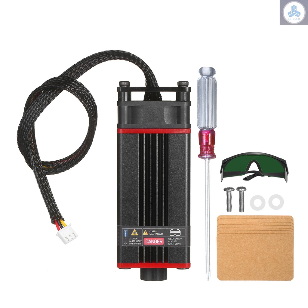 Mô đun nâng cấp laser 20w 450nm xanh dương cho máy cắt laser CNC DIY chất lượng
