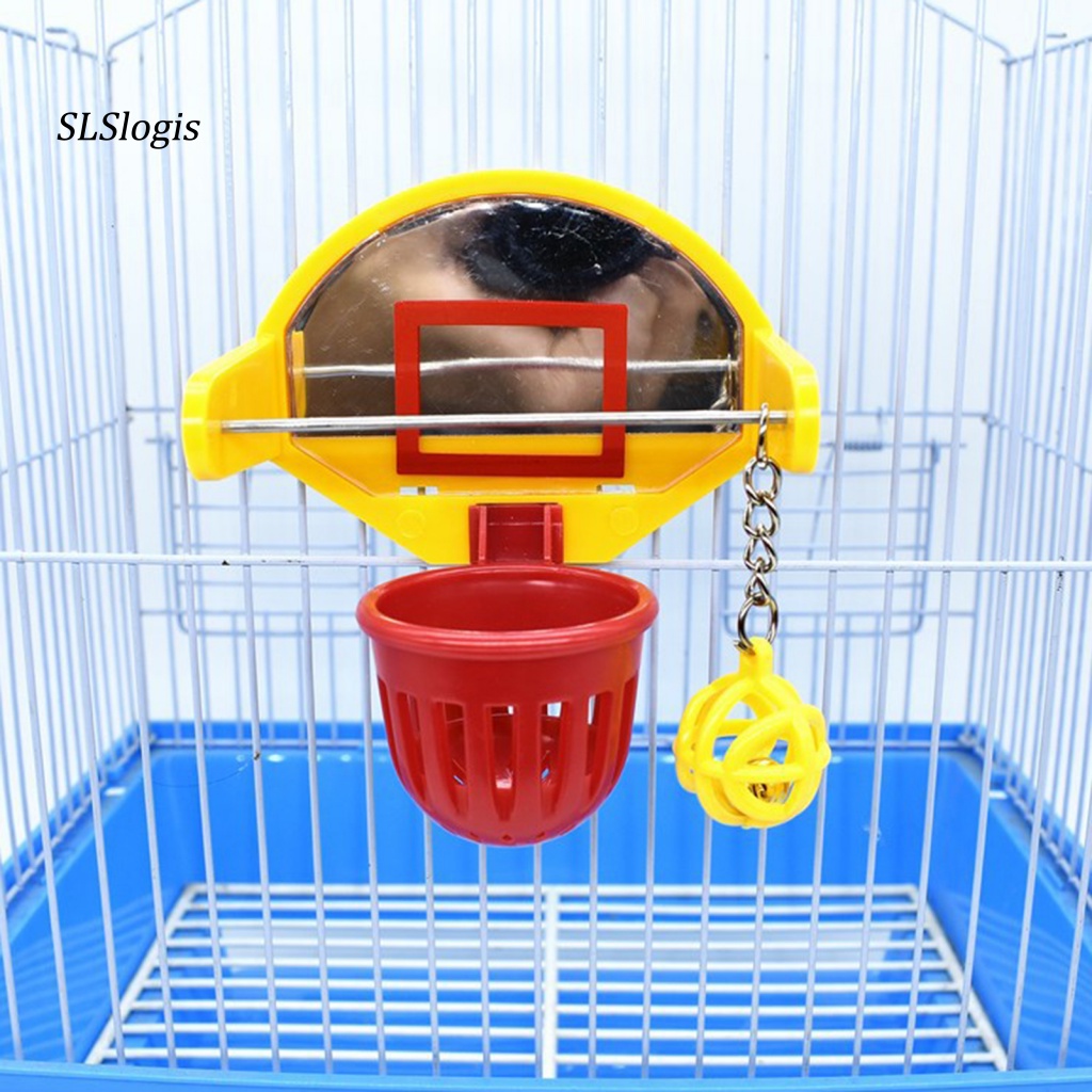 Đồ Chơi Bóng Rổ Hoạt Hình Chống Cắn Cho Vẹt Cưng