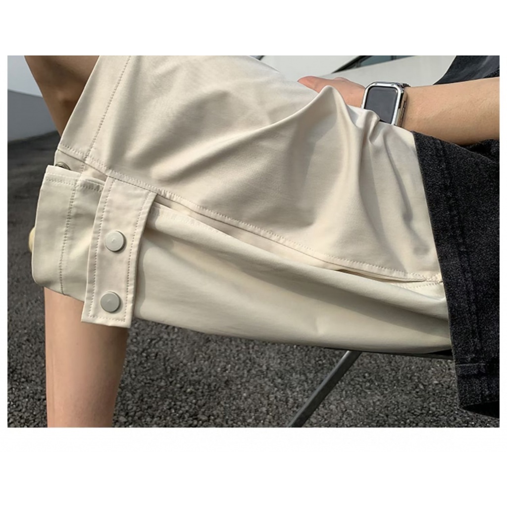 Quần short kaki nam nữ Hàn Quốc unisex thời trang trẻ bigsize trousers đùi neutral ngắn ống rộng túi lớn quần dài nam thể thao