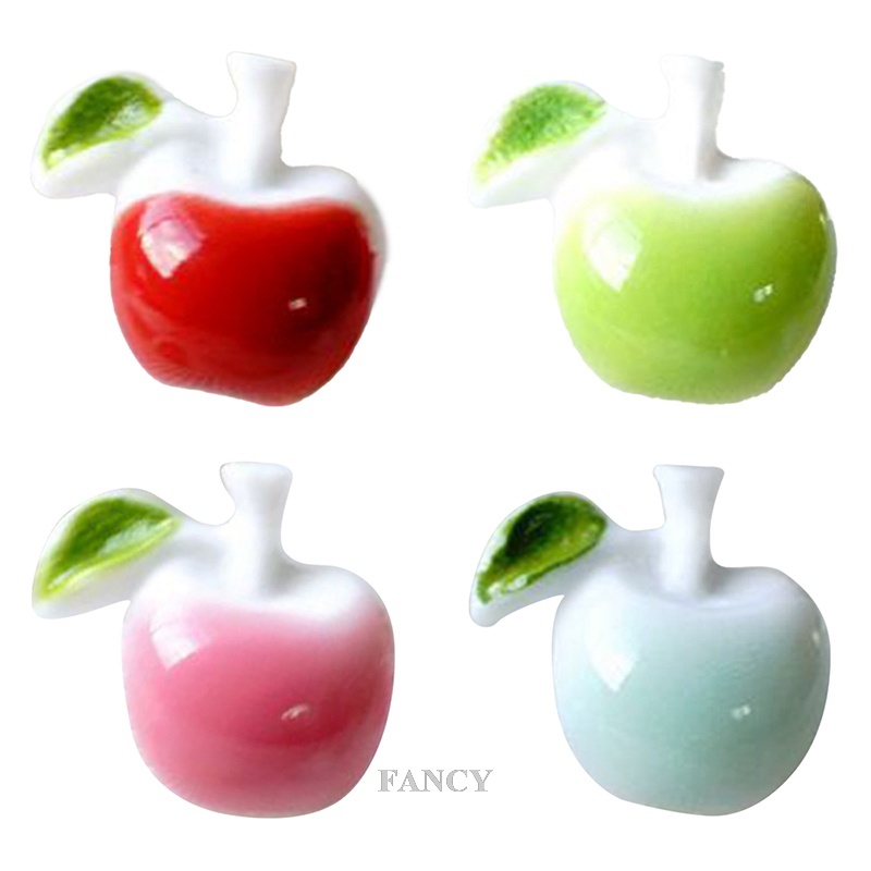 Fancy Khuyên Tai Gốm Sứ Hình Quả Táo Nhiều Màu Sắc Phong Cách Gothique Quà Tặng Trang Sức