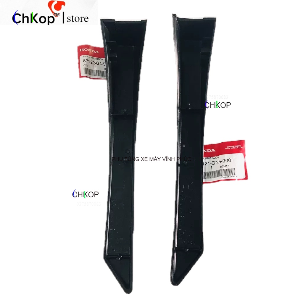 Nẹp sườn, nẹp thùng xăng Dream Thái Zin Honda Thái Lan - 87121-GN5-900/ 87122-GN5-900