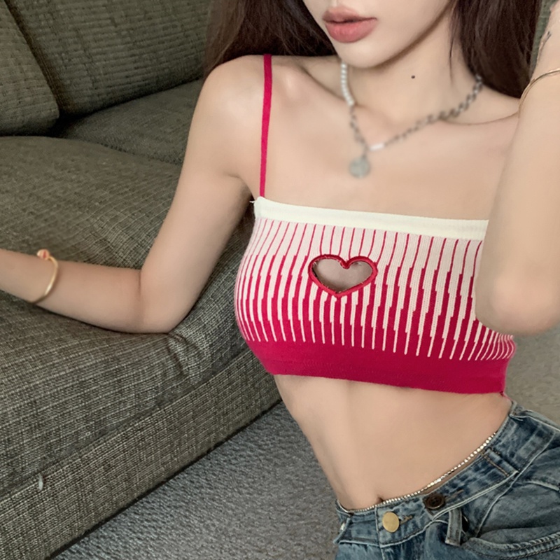 Áo Hai Dây Dệt Kim Dáng Ôm Thời Trang Mùa Hè Quyến Rũ Cho Nữ