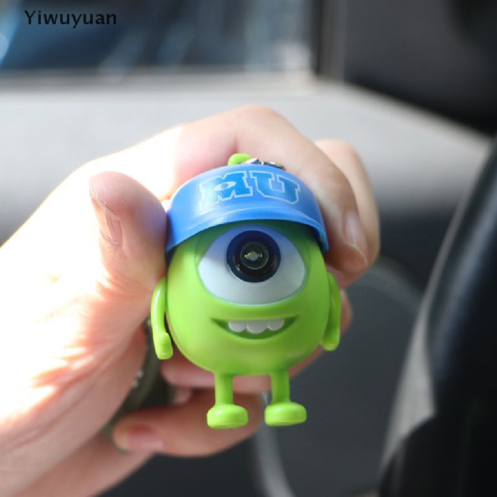 &lt; Yiwuyuan &gt; Móc Khóa Mô Hình Búp Bê Mắt To Có Đèn LED Và Âm Thanh Thời Trang