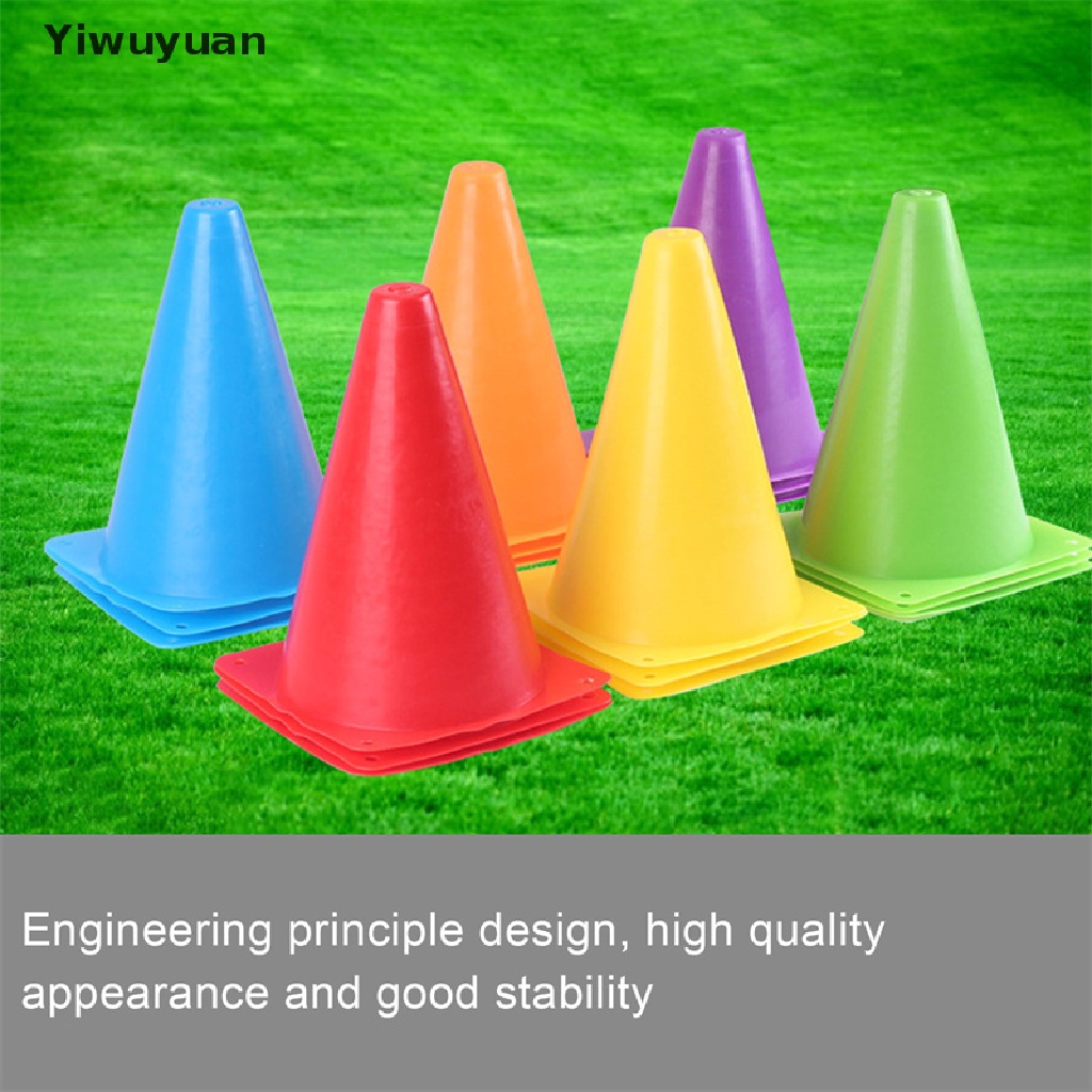 < Yiwuyuan > Phụ Kiện Thanh Lăn Hình Nón 6Inch 18CM Dùng Trong Môn Bóng Đá Thể Thao