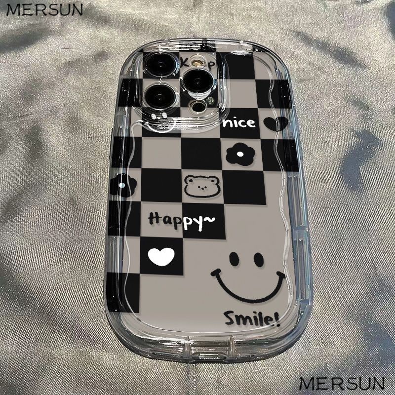 ✅Ốp Điện Thoại Mềm Chống Sốc Họa Tiết Mặt Cười Màu Trong Suốt Cho Iphone xrpromax 11 14 13xs8p712 PU0U