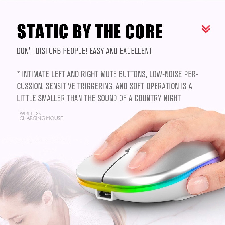 Chuột Không Dây bluetooth 2.4g Cho Điện Thoại / Máy Tính Bảng