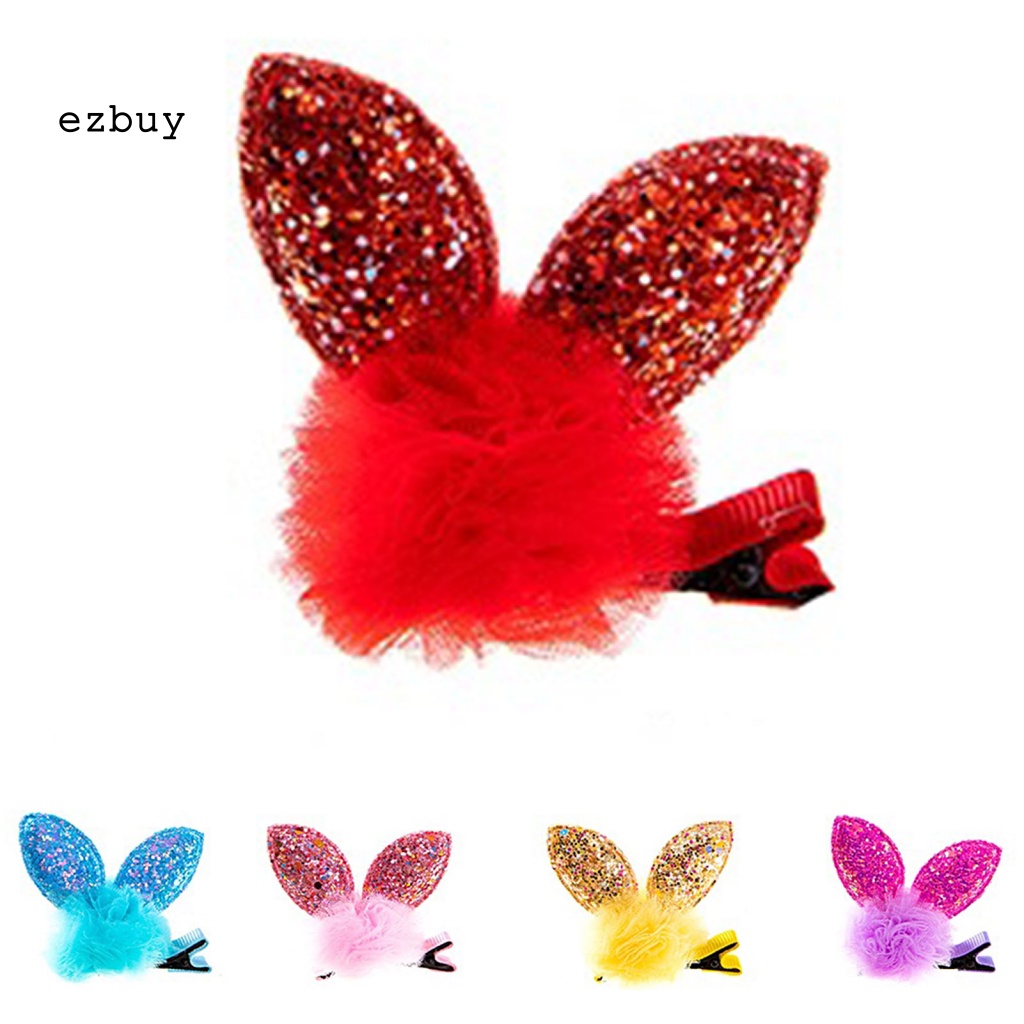 Kẹp Tóc Tai Thỏ Hoạt Hình Xinh Xắn Cho Bé Chụp Ảnh