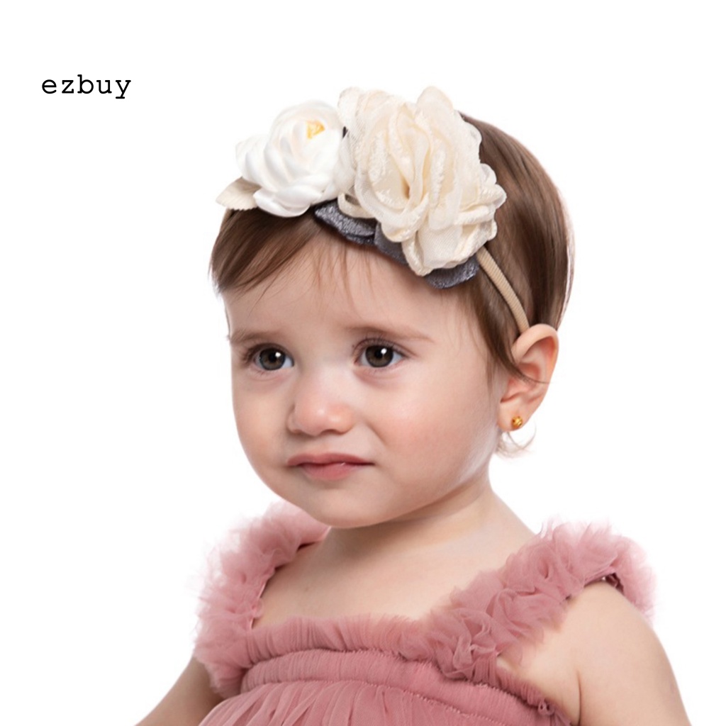 Băng Đô Hoa Hồng Mềm Mại Thoải Mái Sáng Tạo Cho Bé